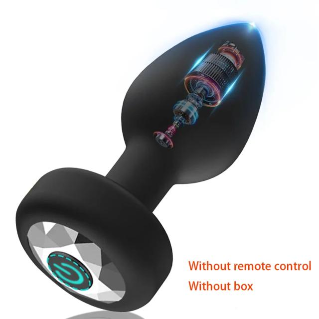 Plug Anal Vibratório 10 Velocidades - Massagem de Próstata e Controle por App