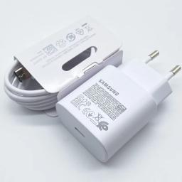 Carregador Super Rápido Samsung com USB Tipo C, Adaptador para Galaxy S24, S23, S20, S21, S22 Plus, A54, A34, Z Flip, Dobre 5, 6, 4, 25W - Image 1