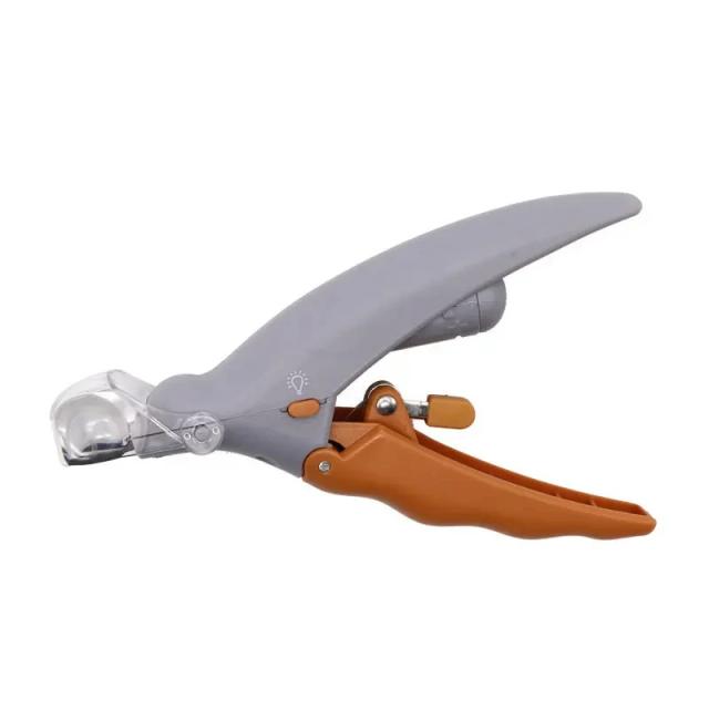 Tesoura Profissional para Unhas de Pet com LED - Cortador de Garras para Cães e Gatos