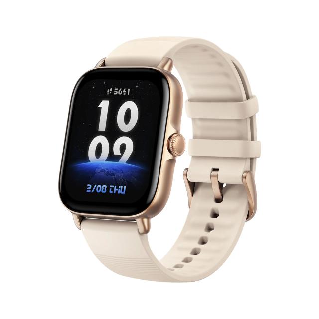 Amazfit GTS 4 Mini Smartwatch com Alexa, Frequência Cardíaca 24H, 150 Modos Esportivos