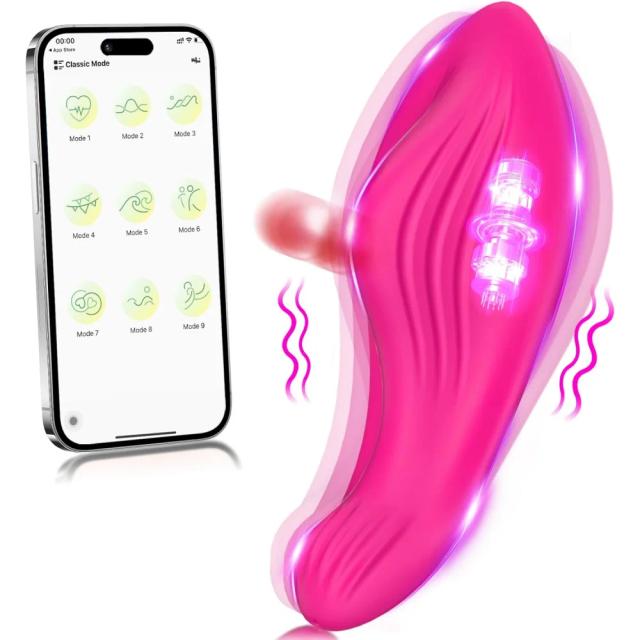 Vibrador Bluetooth Vestível com APP para Mulheres - Controle Remoto Sem Fio