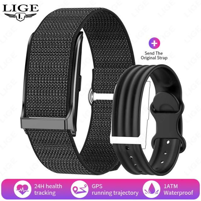 Smartwatch Rastreador de Fitness com Monitor de Frequência Cardíaca e Pressão Arterial