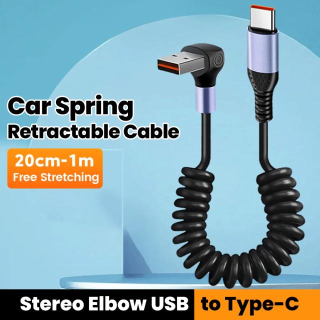 Cabo USB-C para USB-C 66W/100W 6A Carregamento Rápido 1m