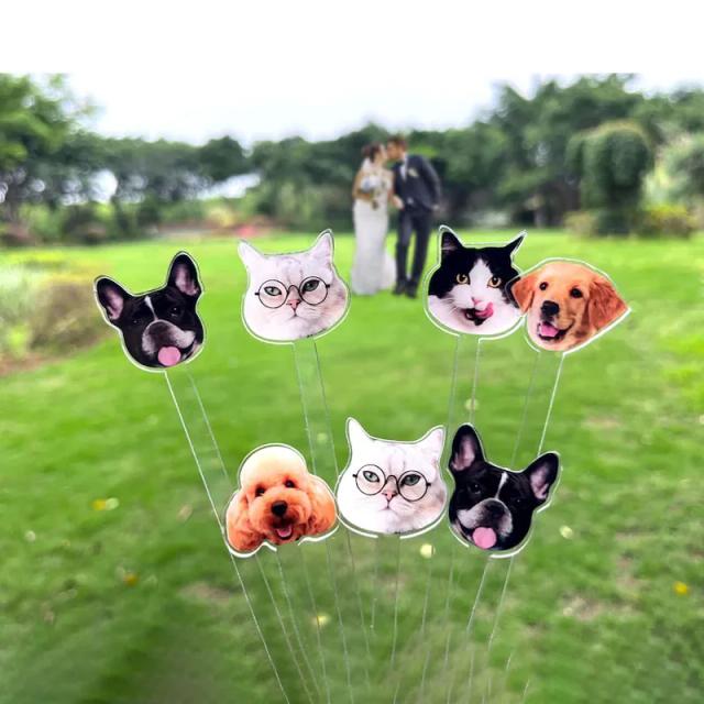 Agitadores de Bebida Personalizados em Forma de Cão para Festas de Aniversário e Casamentos