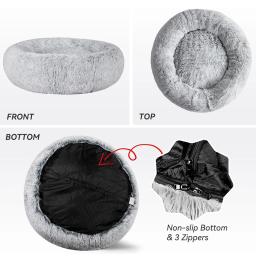 Camas de dormir longas e macias para animais de estimação, cama removível, sofá-cama, canil quente, cães pequenos e grandes, inverno - Image 2