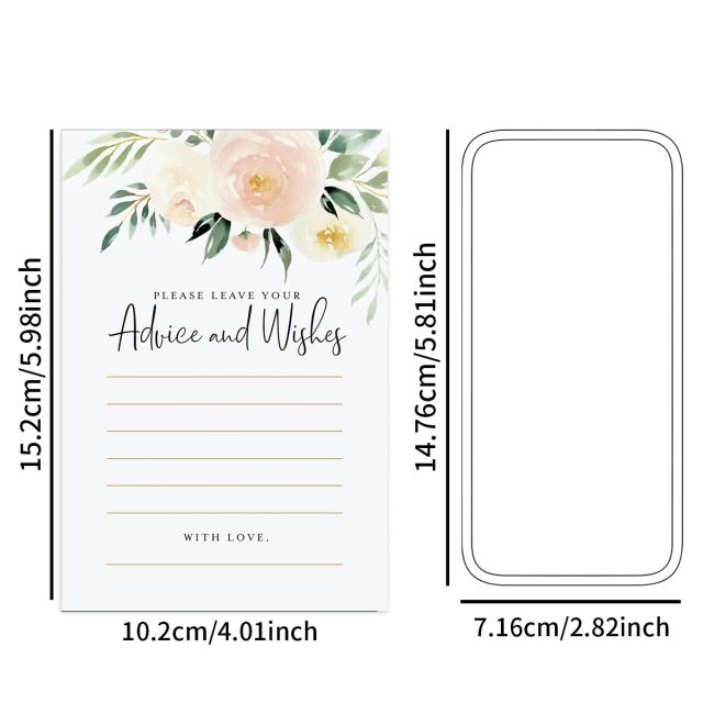 Kit Completo de Decoração e Cartões para Casamento: 50 Peças para Cerimônia e Recepção
