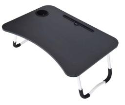Mesa Mesinha Apoio Cama Sofá Suporte Notebook Tablet Copo Refeição Homi Office Dobrável - Neverdie Store - Image 3