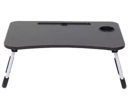 Mesa Mesinha Apoio Cama Sofá Suporte Notebook Tablet Copo Refeição Homi Office Dobrável - Neverdie Store - Image 4