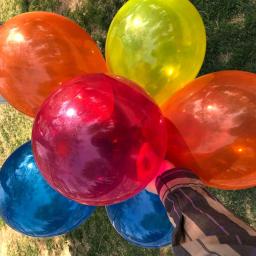 Looner-Látex Pérola Bolha Balão, Crystal Clear, Transparente, Decorações de Festa de Aniversário, Bobo, Hélio, 12 ", Novo Tempo, Crianças - Image 1