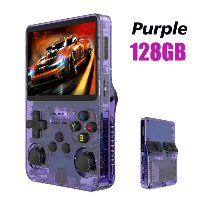 R36S Console Portátil Retro Linux 3.5" IPS 64GB Jogos