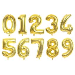 Bexigas Balões Metalizado Balão Número Foil Para Aniversário, Casamentos e Chá de bebê - Image 5