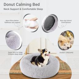Camas de dormir longas e macias para animais de estimação, cama removível, sofá-cama, canil quente, cães pequenos e grandes, inverno - Image 3