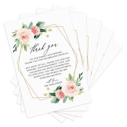 Casamento Obrigado Cartões, Decorações Cerimônia Recepção, Decorações De Festa, Celebração ou Evento Decoração Cartões, 50pcs - Image 1