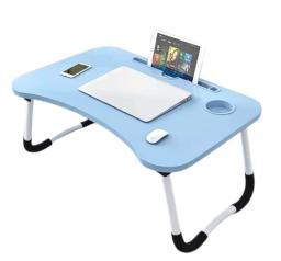 Mesa Mesinha Apoio Cama Sofá Suporte Notebook Tablet Copo Refeição Homi Office Dobrável - Neverdie Store - Image 2