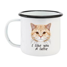 Caneca personalizada do esmalte com foto e texto do LOGOTIPO, caneca com cópia da sublimação, escritório, casa, copos de água engraçados, pequeno-almoço, leite, café, presente do chá, 350ml - Image 2