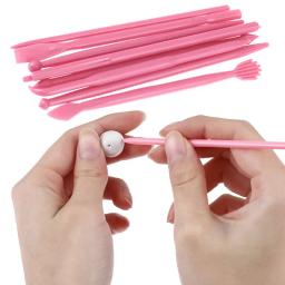 Conjunto de escultura em argila e plástico, 14 peças, ferramentas para decoração de bolo, ferramentas para moldar argila, brinquedos, polímero, argila de modelagem - Image 5