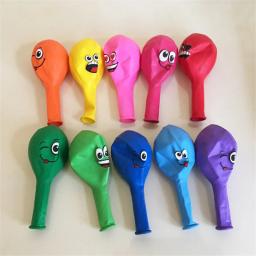 Balões de látex com smile, 10 peças, 12 polegadas, decoração de festa de aniversário, símbolo de expressão do balão, brinquedos para crianças - Image 1