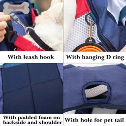 Pet mochila transportadora para cães de gato saco de viagem do cão frente de transporte para animais pequenos cães médios filhote de cachorro bulldog mochila para perro - Image 4