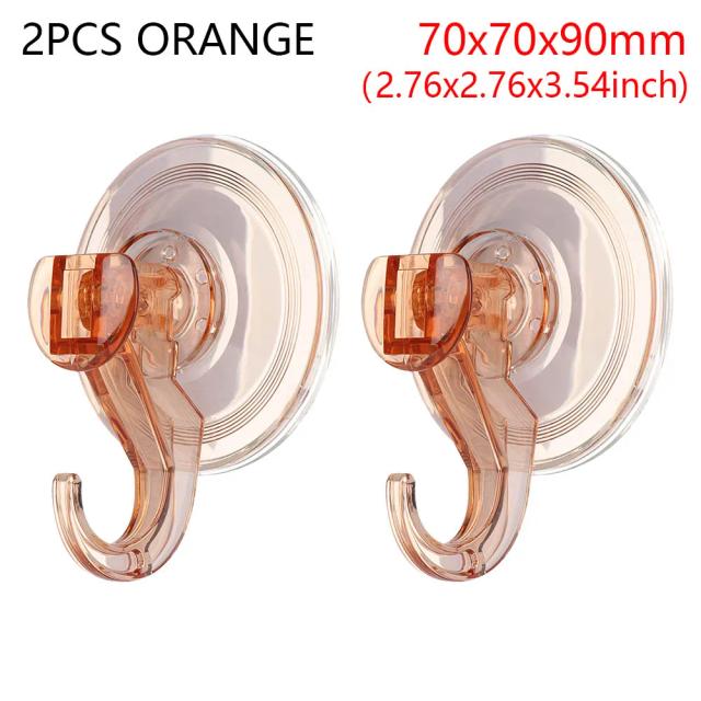 Ganchos de Sucção Super Poderosos para Animais de Estimação - 2 Peças para Banheiro e Cozinha, Ideal para Janelas