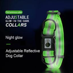 Ágil de alta qualidade coleira cachorro pvc ajustável à prova dwaterproof água reflexivo gato collar anti sujo fácil limpo filhote cachorro grande pequeno pet coleiras - Image 3