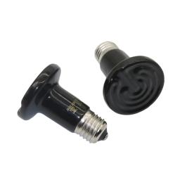Lâmpada de aquecimento cerâmica para animais de estimação, e27, aquecedor para animais de estimação, infravermelho longo, 25w, 50w, 75w, 100w, 1 peça - Image 1