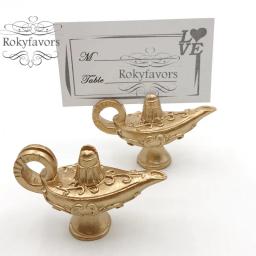 70 peças prendedores de cartões com lâmpada dourada, lembranças para festa com cartão de papel, tema mágico, presente de aniversário, casamento, chuveiro e decoração de mesa - Image 4