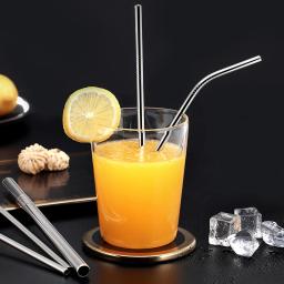 Reutilizável canudo inox Moda Canudos de metal Eco amigável Beer Cocktail canudos, Inox canudos para festa, bebidas cerveja canudo reutilizáveis, Acessórios para bar - Image 6