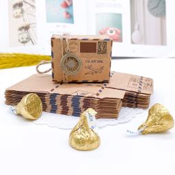 Caixas lembranças para eventos, 25 und., viagem, tema air mail, casamento, lembrança, caixa de presente, embalagem de doces, festa, artigos de presente - Image 6