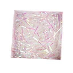 Transparente colorido shredded confetes de papel tecido flash rafia caixa de presente enchimento aniversário festa de casamento favor embalagens suprimentos - Image 5