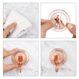 Ganchos de sucção poderosos para animais de estimação, 2 peças, super trava por sucção, para banheiro e cozinha, gancho para janela - Image 4