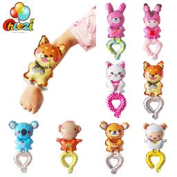 Balões de animais animados para crianças, balão de ar manual, coelho, ovelha, macaco, pulso, decoração de aniversário, brinquedos do chuveiro do bebê, 20PCs - Image 1