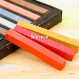 Quadro de pintura maria em 12 24 36 48 cores, conjunto de cores para desenho e arte em massa macia, giz, cores, lápis, arte, papelaria para pinturas - Image 5