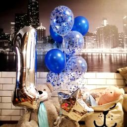 10 pçs balões de látex de metal conjunto de balões de confete para festa de aniversário de casamento balão decoração chá de bebê balões de hélio - Image 6