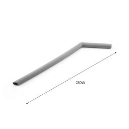 Canudos de silicone reutilizáveis, 6 peças, grau alimentar, reto, curvo, canudo de beber com conjunto de escova de limpeza, acessório de bar para festa - Image 6