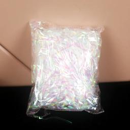 Transparente colorido shredded confetes de papel tecido flash rafia caixa de presente enchimento aniversário festa de casamento favor embalagens suprimentos - Image 3