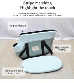 Mochila para transportar cachorro de estimação, respirável, confortável, portátil, bolsa de viagem para gato pequeno chihuahua, tote único de ombro - Image 6