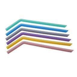 Silicone Mundo Reutilizável Canudos, Palha Flexível Dobrável, Fontes do partido, Acessório de Cozinha, Bar Ferramentas - Image 2