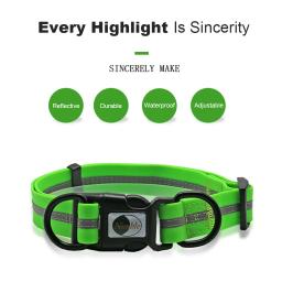 Ágil de alta qualidade coleira cachorro pvc ajustável à prova dwaterproof água reflexivo gato collar anti sujo fácil limpo filhote cachorro grande pequeno pet coleiras - Image 4