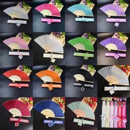 Favores do casamento Fan com caixa de presente, Personalizar nome e logotipo para convidados, lembranças de festa de aniversário, 60 80pcs por lote, 100pcs por lote - Image 6