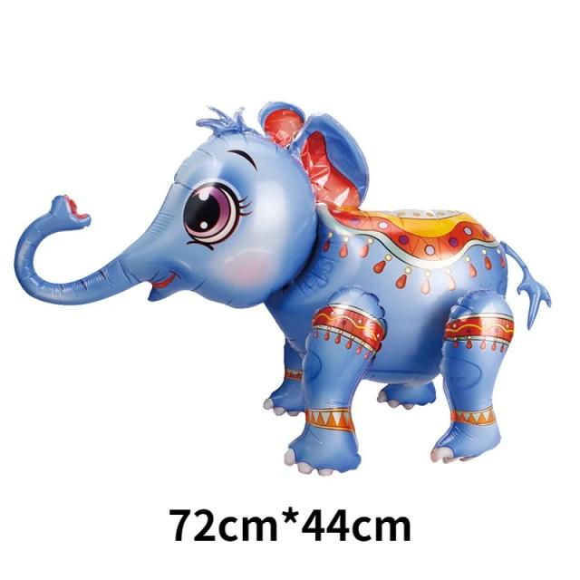 Balões 3D de Animal: Camelo e Elefante em Alumínio para Decoração de Festas de Aniversário e Casamentos