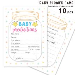 Game Cards for First Birthday Party, Jogos Reveladores de Gênero, Baby Shower, Decoração de Festa Familiar, Aniversário, 10PCs - Image 6