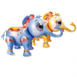 3d balão animal camelo elefante filme de alumínio balão de brinquedo das crianças festa de aniversário decoração de casamento balão adereços - Image 4