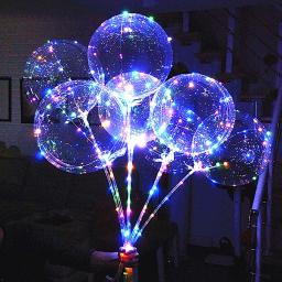 Balões luminosos de led para natal, balões transparentes de hélio para decoração de festas de aniversário e casamento - Image 1