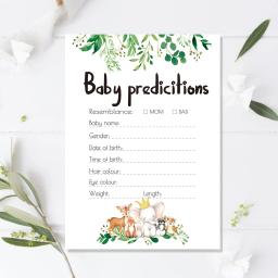 Game Cards for First Birthday Party, Jogos Reveladores de Gênero, Baby Shower, Decoração de Festa Familiar, Aniversário, 10PCs - Image 2
