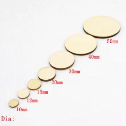 15-100 pçs diy artesanato inacabado fatias de madeira natural círculos discos de registro para artesanato diy enfeites de casamento rústico - Image 1