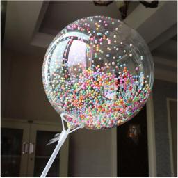 Um balão transparente gigante, balão bobo, bolha colorida, festa de aniversário, decoração do casamento, aniversário - Image 2