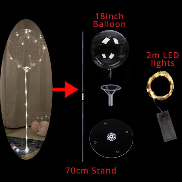 Decoração deslumbrante com balões de LED, metalizados e em látex para festas e casamentos