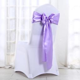 50/100 pçs casamento cetim cadeira faixas cadeiras de festa bandas nó capa decoração cadeiras arco para cadeira decoração banquete 15x275cm - Image 3