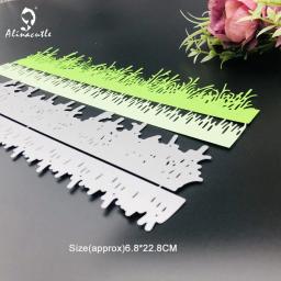 Metal Corte morre para Scrapbooking Papel Artesanato, Metal Slimline, Grama Cut, Handmade Album Card, Soco Arte Faca, gravado morre, 2 PCs - Image 5
