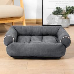 Cão ortopédico sofá cama antiderrapante respirável luxo almofada de cama para animais de estimação cão travesseiro cama de dormir para grande média sma - Image 2